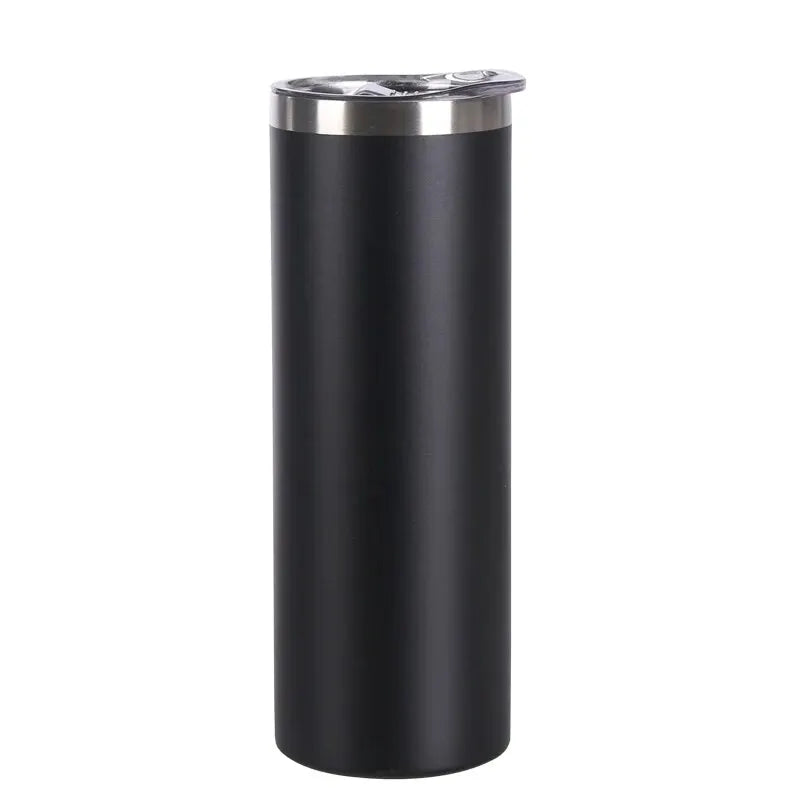 600ML Stainless Steel Vacuum Insulated Tumbler with Lid , Reusable BPA Free Travel Mug 20OZ