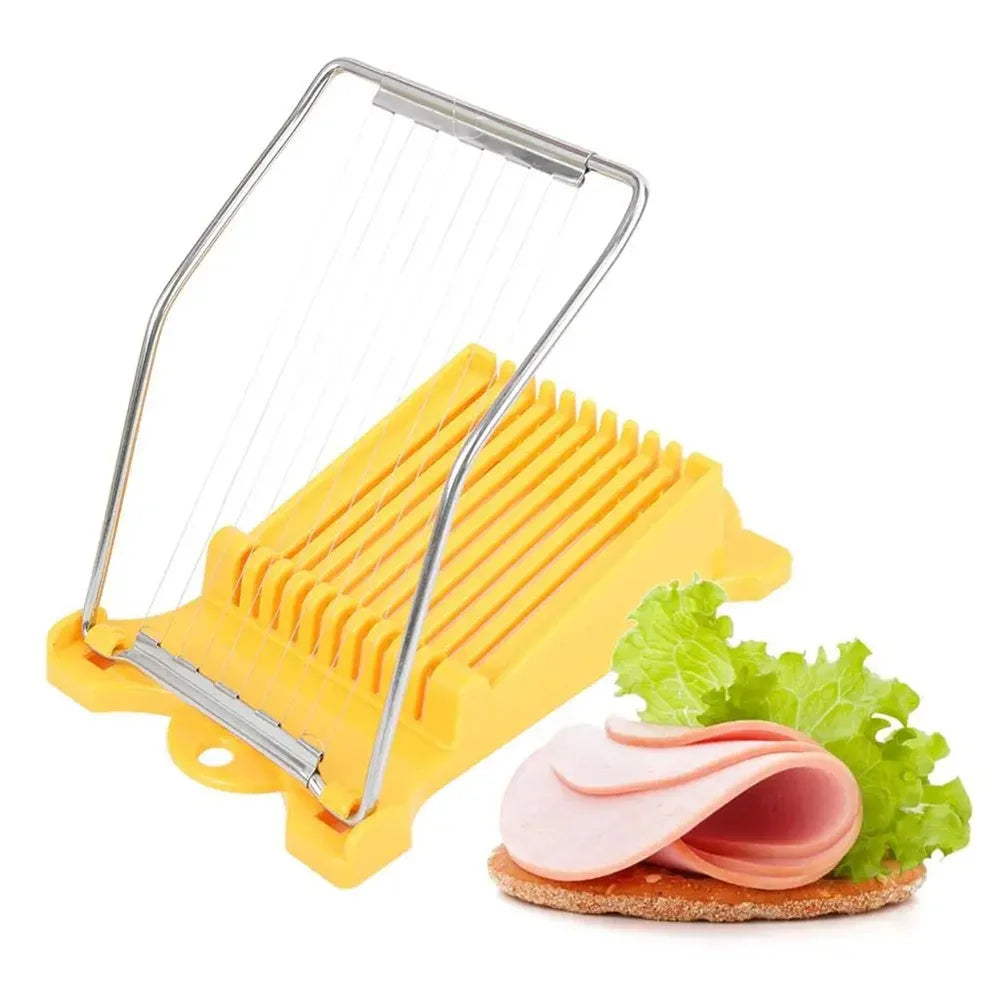 Meat Egg Cutter Stainless Steel Multi Function Food Banana Cheese Strawberry Slicer Kitchen Gadget